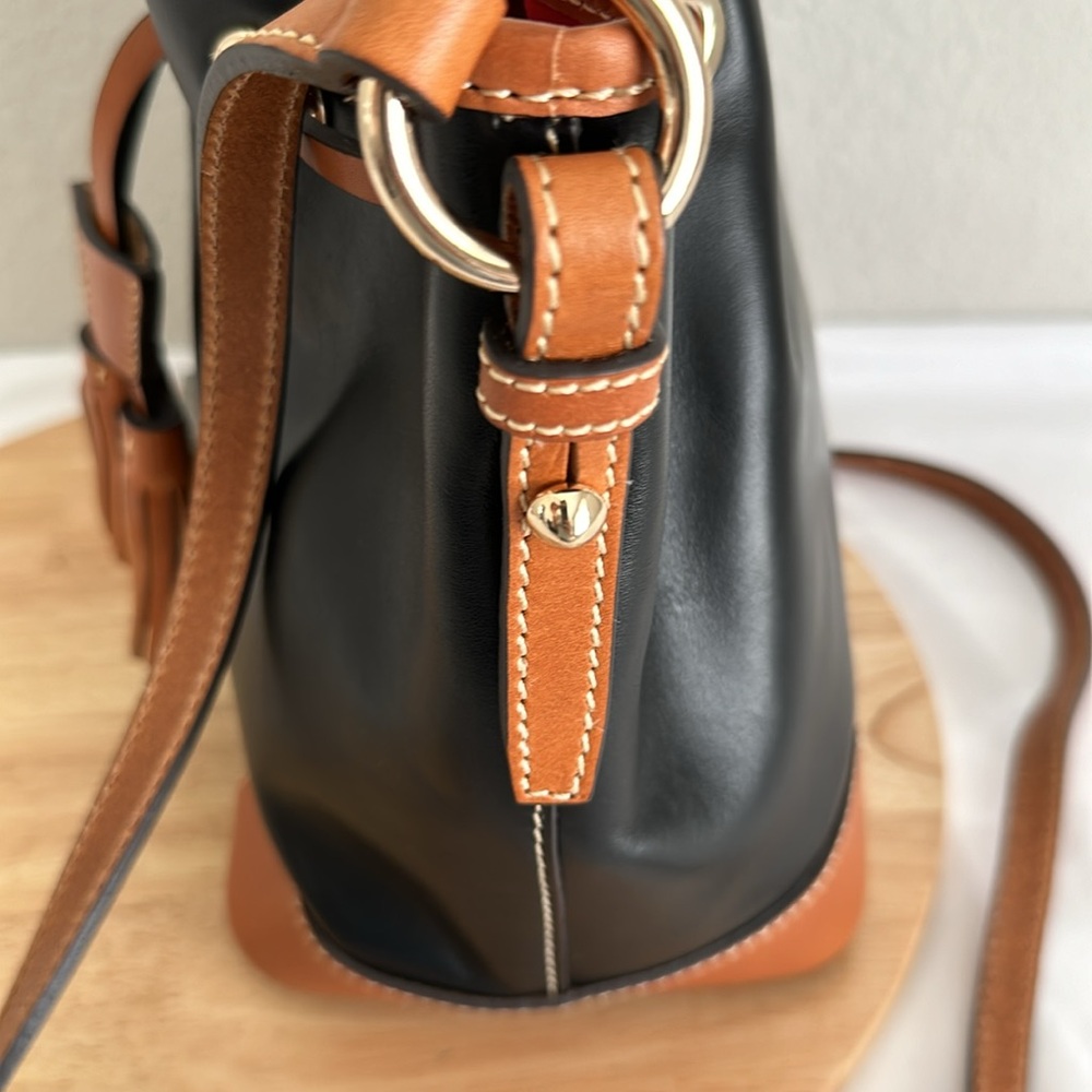 Dooney & Bourke Wexford Leather Crossbody Drawstring Bag - Picture 10 of 16